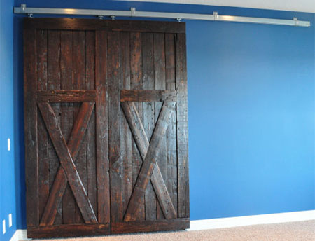 How to make sliding barn doors
