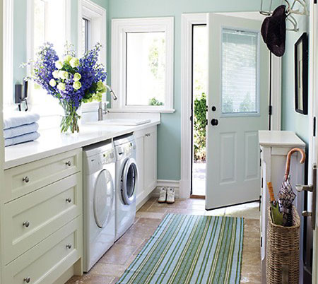 laundry plan modern white shaker