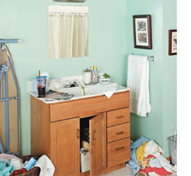 Give a bathroom an easy makeover 
