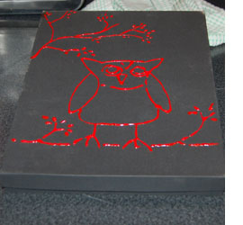 Kids art with tin foil