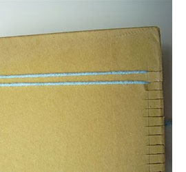 Make a simple weaving loom 