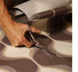 Can I put fabric on walls wallpaper