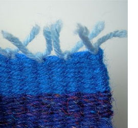 Make a simple weaving loom 