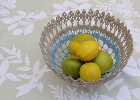 doily bowls ideas