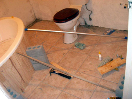 DIY bathroom renovation