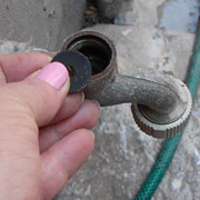 Repair a leaky garden tap
