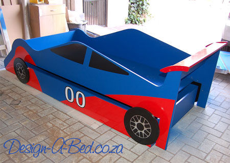 toddlers racing car bed