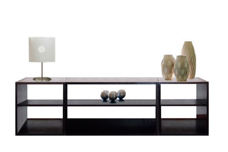 Make furniture with boxes or cubes 