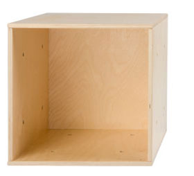 Make furniture with boxes or cubes 