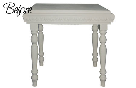 distress or age a side table