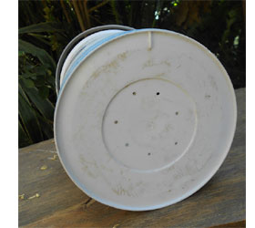 Recycle paint pots and paint containers