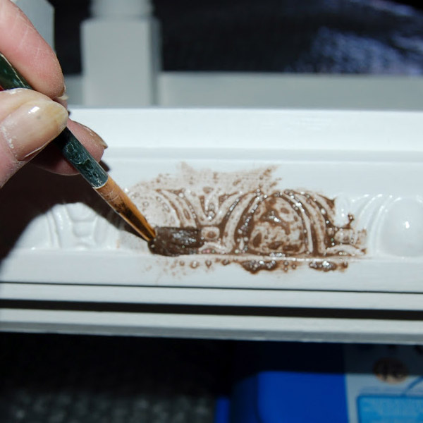 distress or age a side table