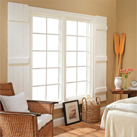 DIY cottage-style shutters
