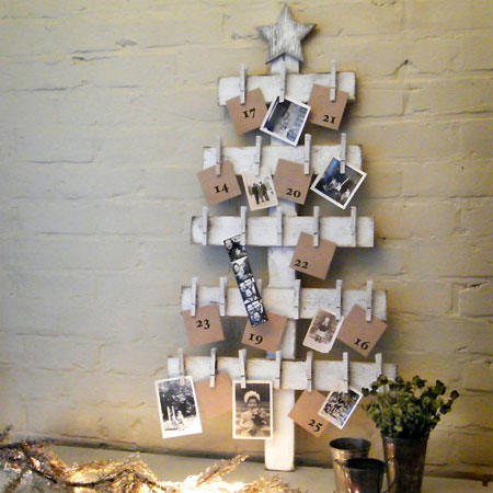 christmas tree advent calendar