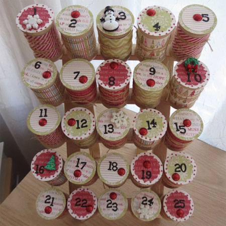 tin can advent calendar
