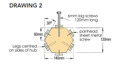 Make a bent-wood coat rack 