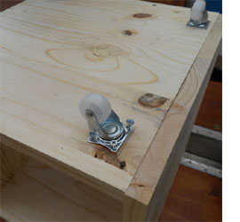 DIY kiddies craft table