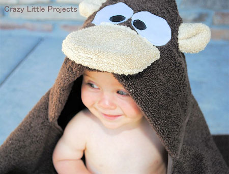 super-cuddly hooded towels