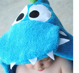 Make super-cuddly hooded towels