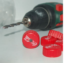 Recycle plastic bottles for Christmas craft projects