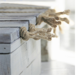 DIY small coastal-style table