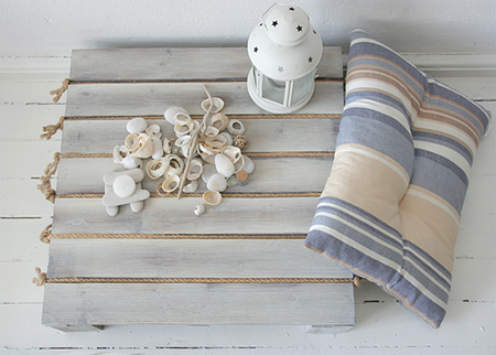 DIY small coastal-style table