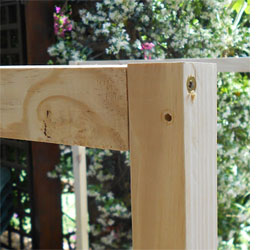 How to make a freestanding sandpit