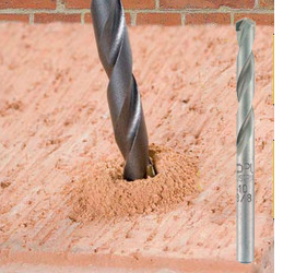 How to drill into brick