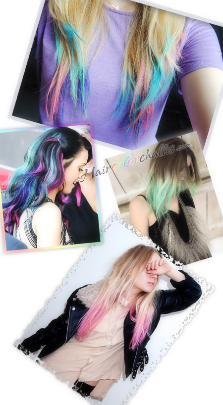 Hair chalking