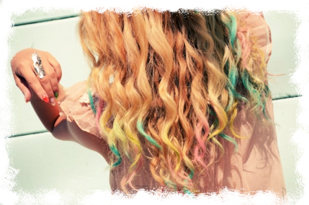 Hair chalking
