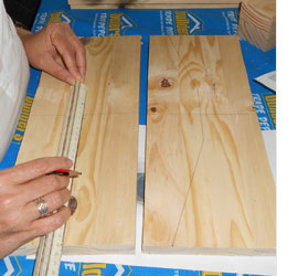 DIY wooden Christmas tree