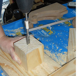 DIY wooden Christmas tree