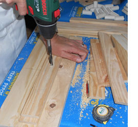 DIY wooden Christmas tree