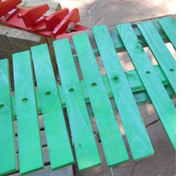 DIY wooden Christmas tree