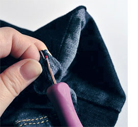 No sew hem for jeans