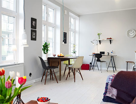 Decorate small living spaces