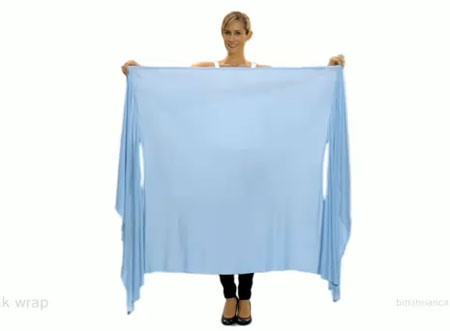 one piece of fabric used as fashion accessory