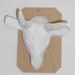 Make a wall-mounted deer head