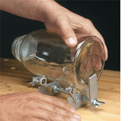 Canning or preserve jars make great pendants 