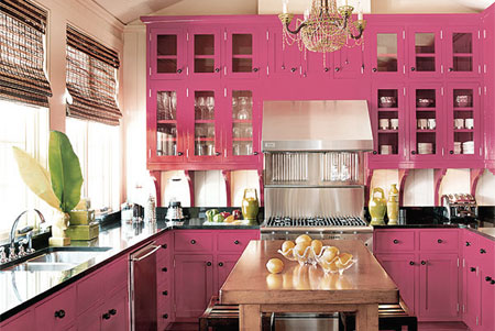 colourful ideas for kitchens