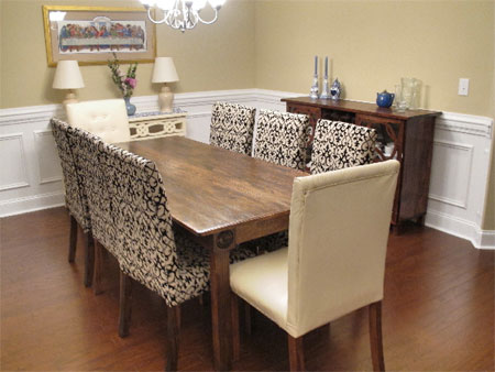 Make a dining table