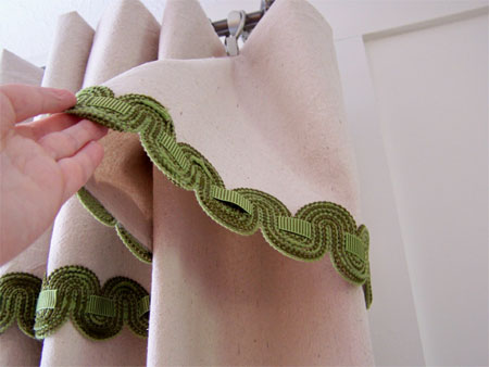 Dropcloth or canvas curtains
