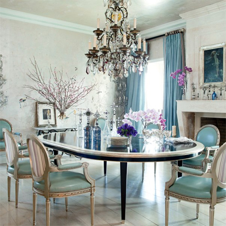 Celebrity dining rooms inspiration