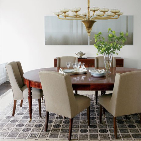 Celebrity dining rooms modern traditional