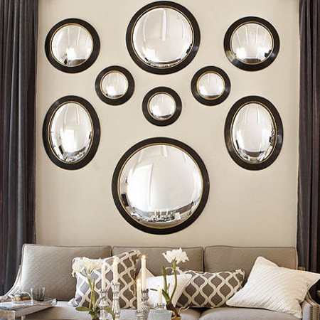 modern mirror wall