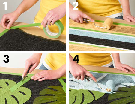 painted welcome door mat
