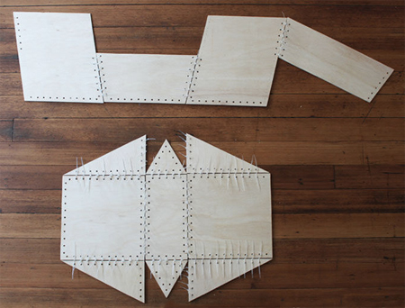 How to make these plywood chairs