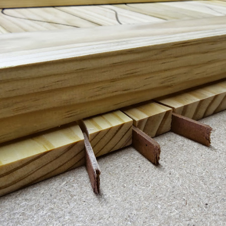 3mm scraps as spacers