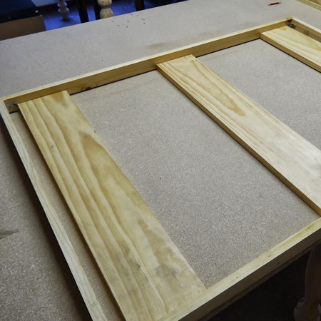 5. Attach top supports 