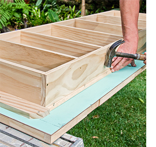 Fit a shelf unit inside a door